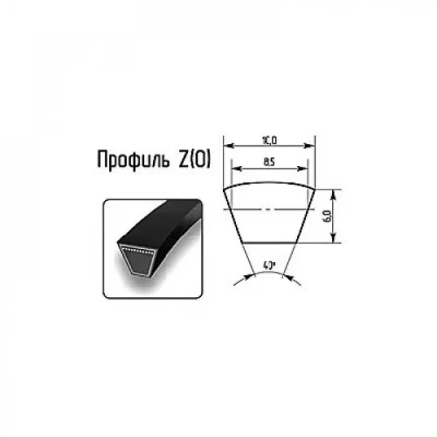 Ремень клиновой Z(O)-600 Lp / 580 Li ГОСТ 1284-89 HIMPT