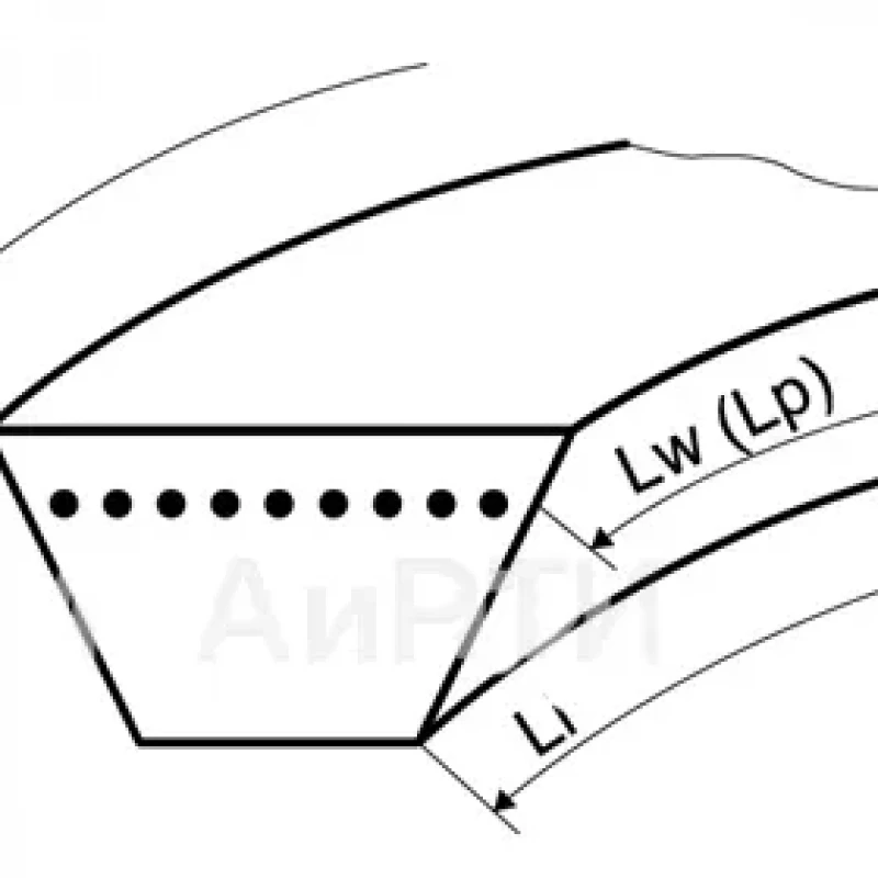 Ремень клиновой Z(O)-730 Lp / 710 Li ГОСТ 1284-89 HIMPT