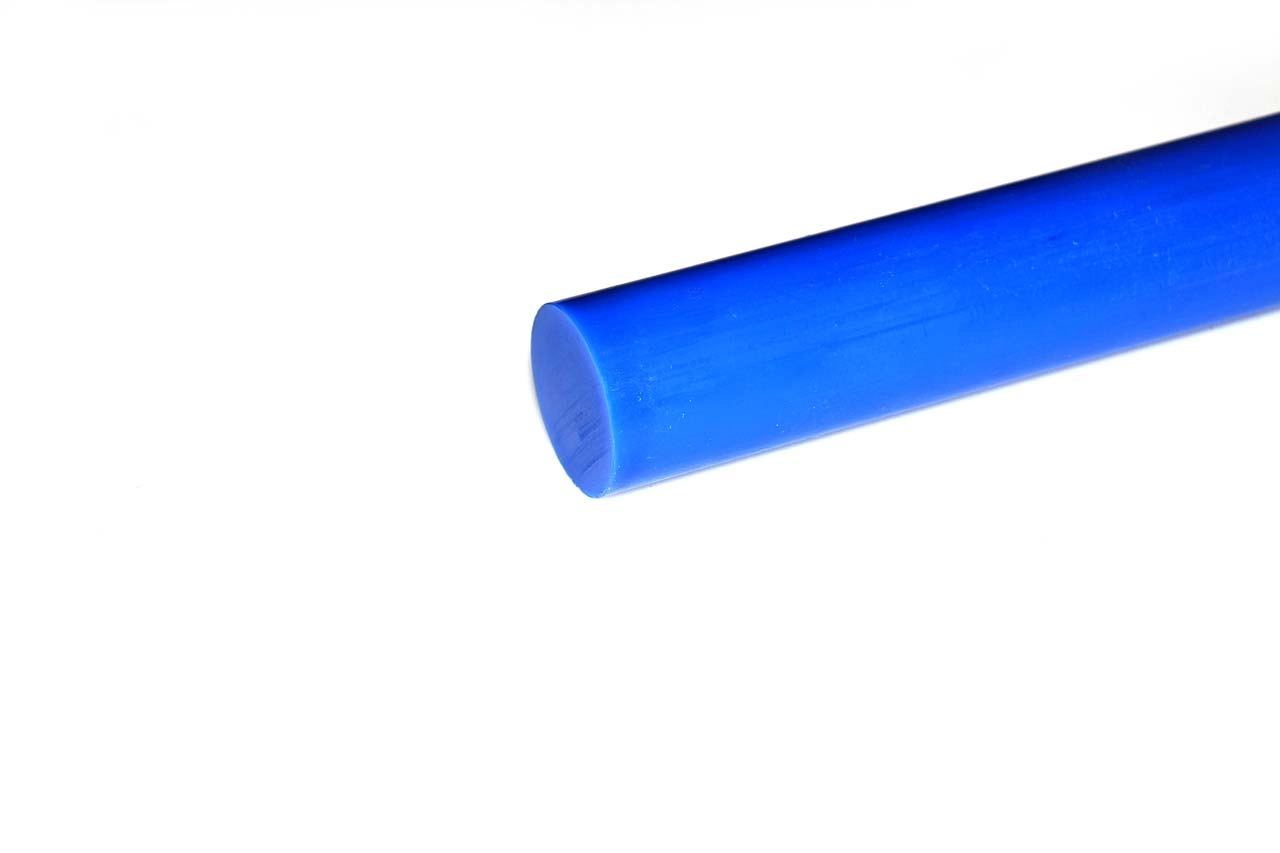 Капролон синий стержень Ф 40 мм (~1000 мм, ~1,6 кг) MC 901 BLUE Китай
