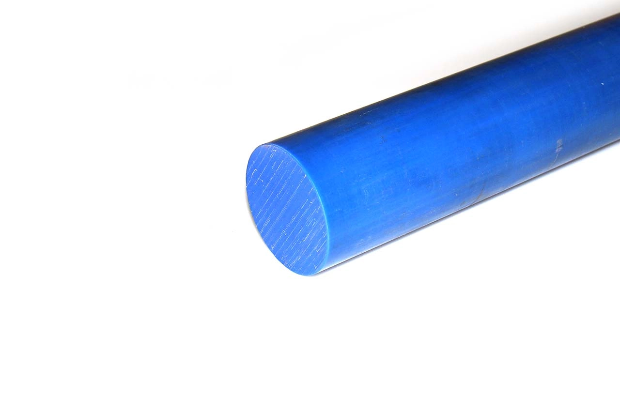 Капролон синий стержень Ф 70 мм (~1000 мм, ~4,8 кг) MC 901 BLUE Китай