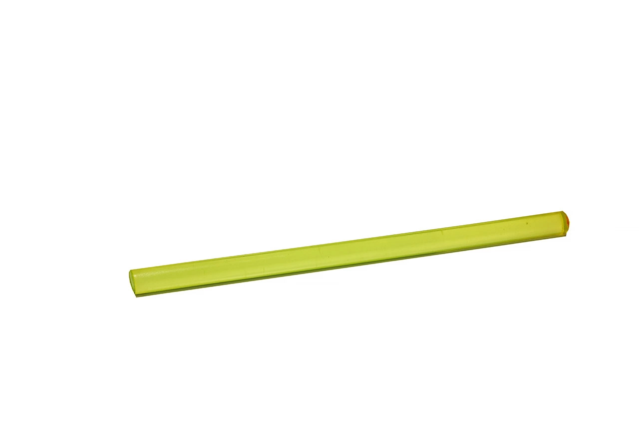 Полиуретан стержень Ф 25 мм ШОР А83 Китай (500 мм, 0.4 кг, жёлтый)