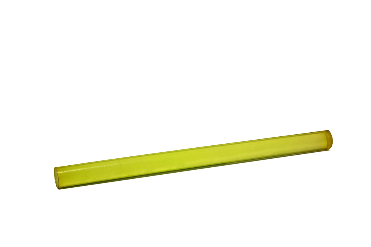 Полиуретан стержень Ф 35 мм ШОР А83 Китай (500 мм, 0.6 кг, жёлтый)