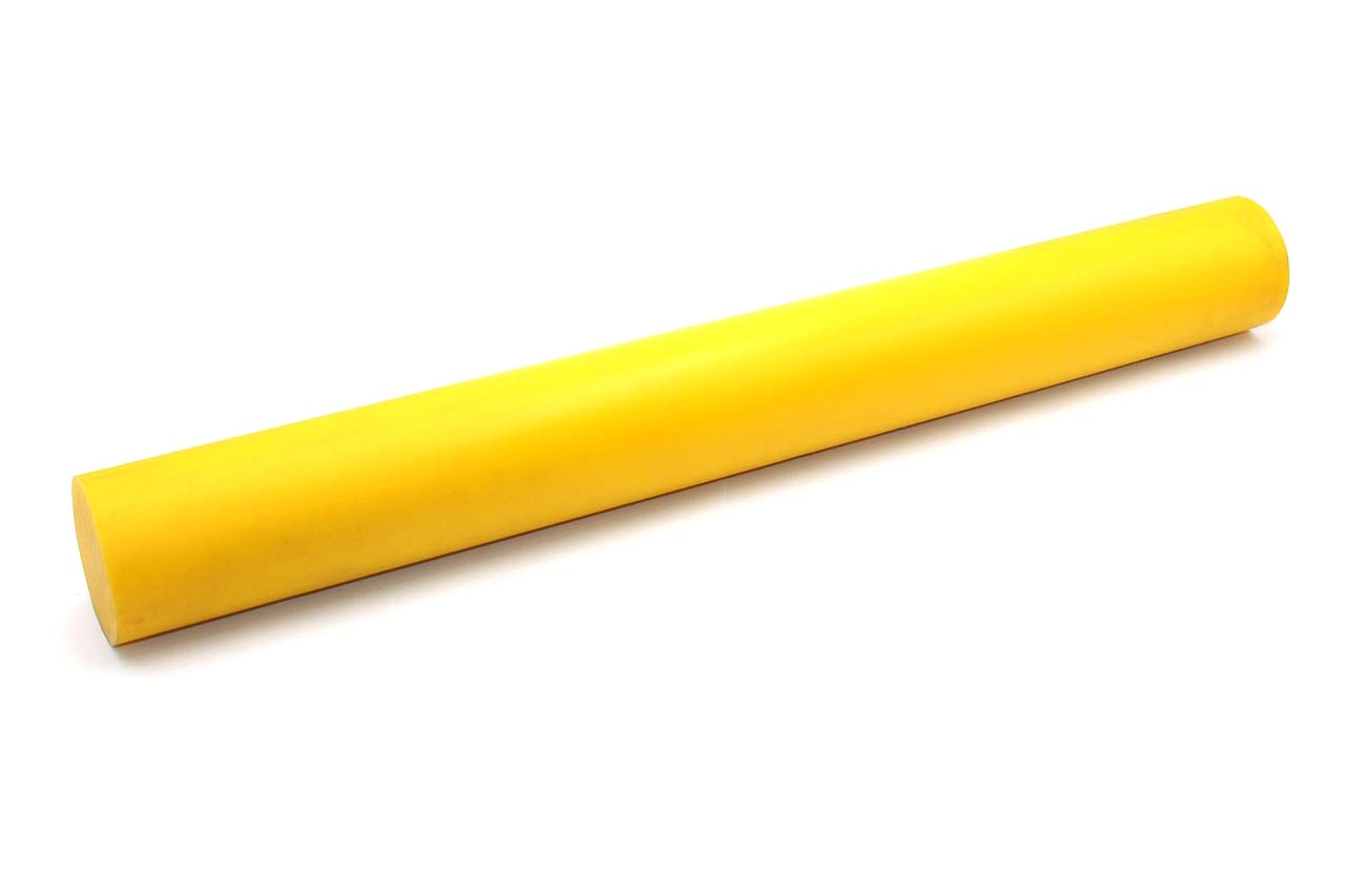Полиуретан стержень Ф 60 мм ШОР А95 Китай (500 мм, 1.9 кг, жёлтый)